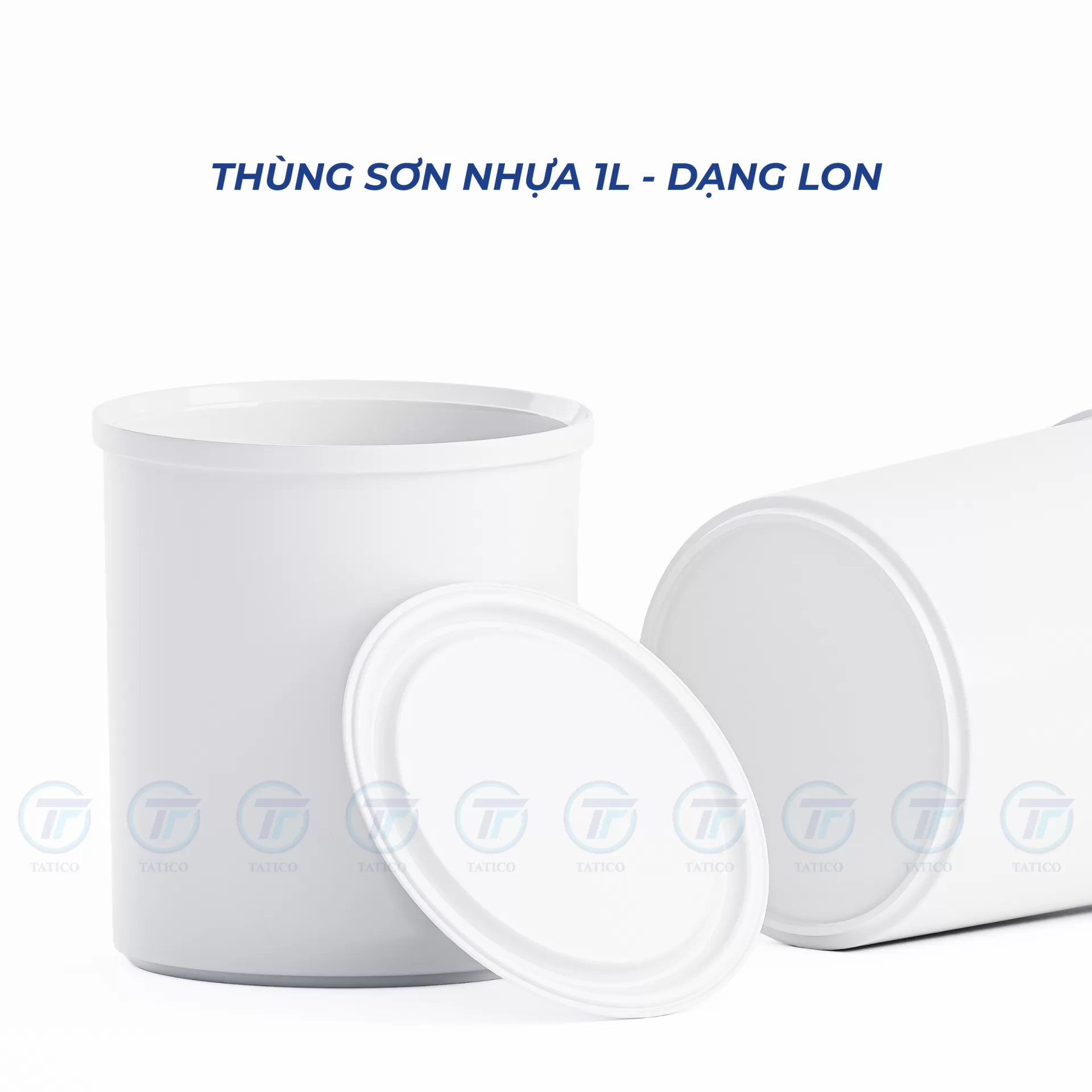 Vỏ thùng sơn nhựa 1L (dạng lon)